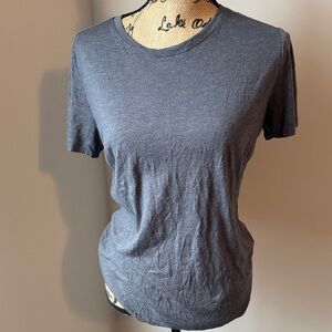 Comfy USA Charcoal Short Sleeve Top